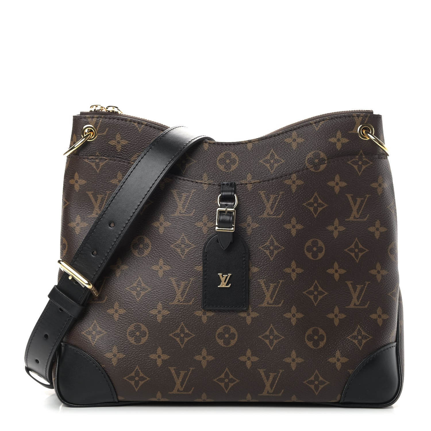Louis Vuitton Monogram Odeon MM Black 1 of 7