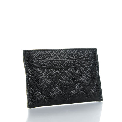 Chanel Caviar Quilted Card Holder Black 3 of 8