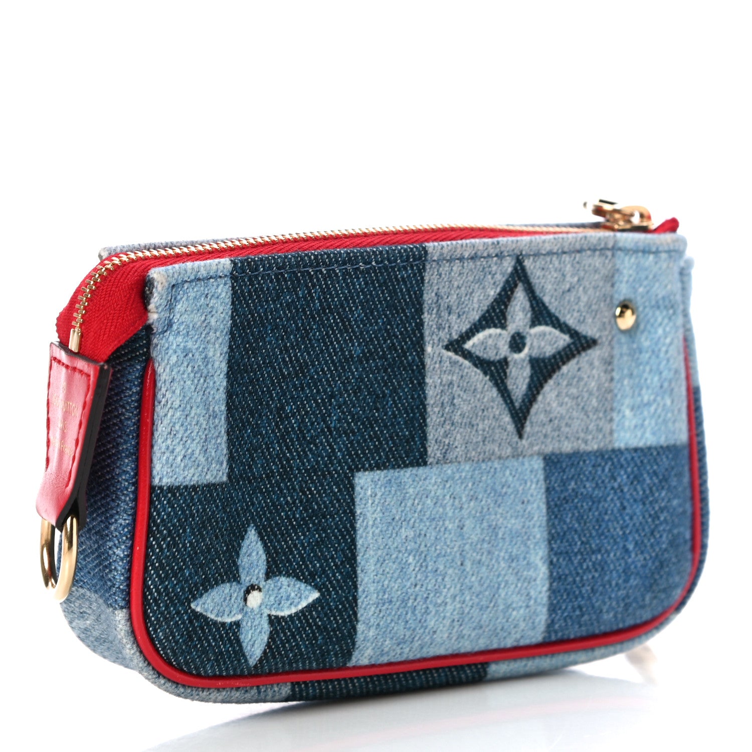 Louis Vuitton Denim Micro Pochette Accessories Denim Rouge 3 of 11