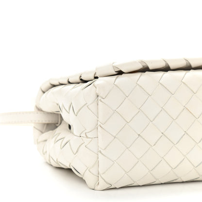 Bottega Veneta Nappa Intrecciato Shoulder Bag White 8 of 11