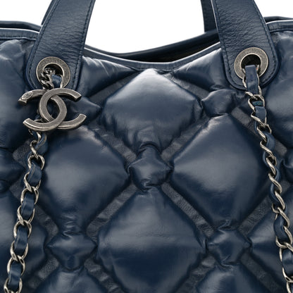 Chanel Calfskin Quilted Large Chesterfield Navy 8 of 12