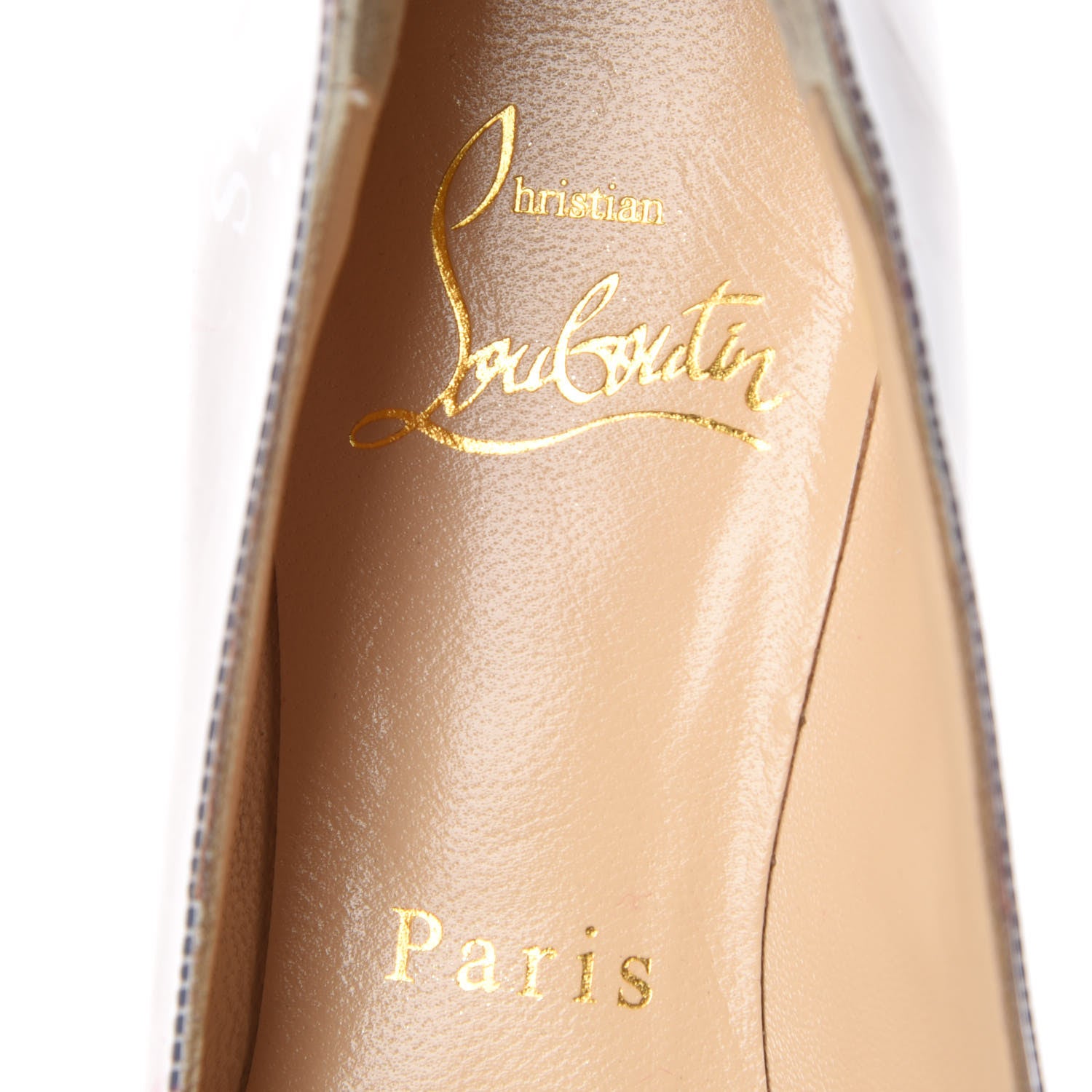 Christian Louboutin Loubi Kraft PVC Ballalla Flats 35.5 Kraft 7 of 11