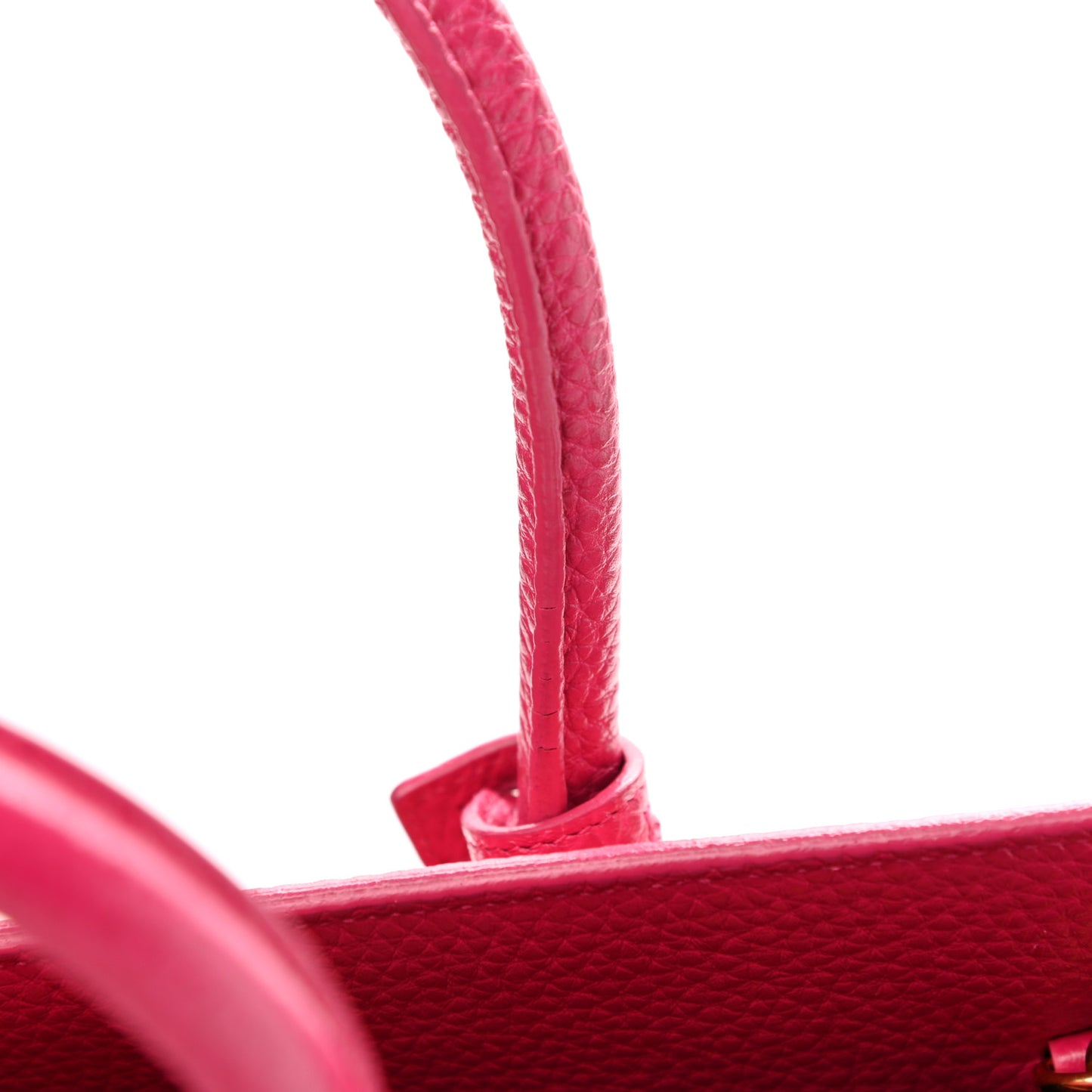 Grained Calfskin Small Sac De Jour Lipstick Pink