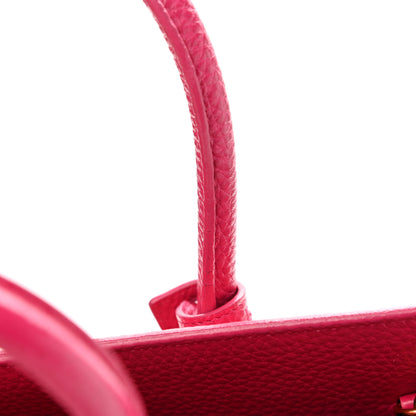 Saint Laurent Grained Calfskin Small Sac De Jour Lipstick Pink 12 of 12