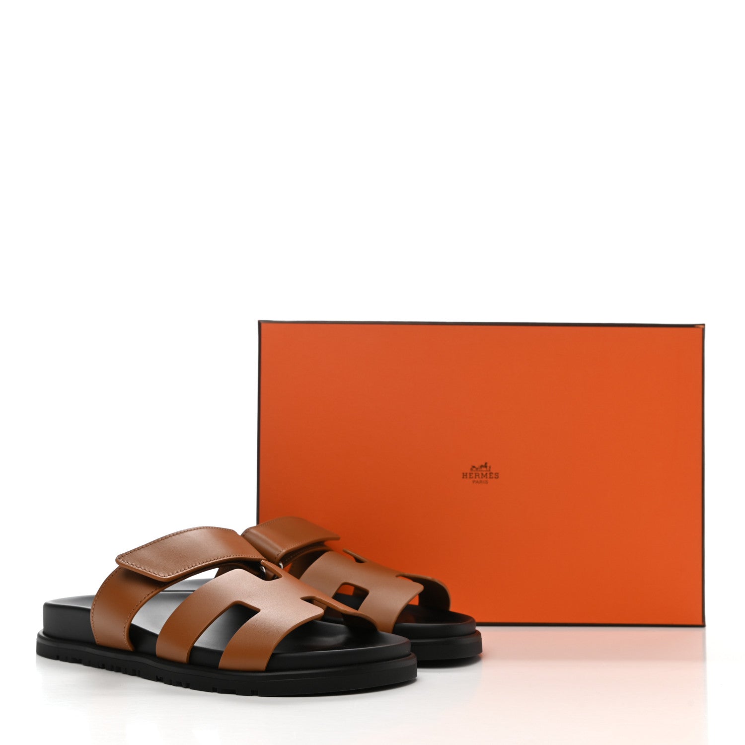 Hermes Calfskin Womens Chypre Sandals 36 Naturel 9 of 9
