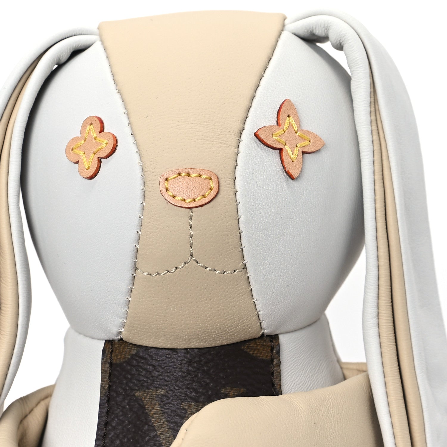 Louis Vuitton Calfskin Monogram Doudou Lewis Rabbit Beige 7 of 7