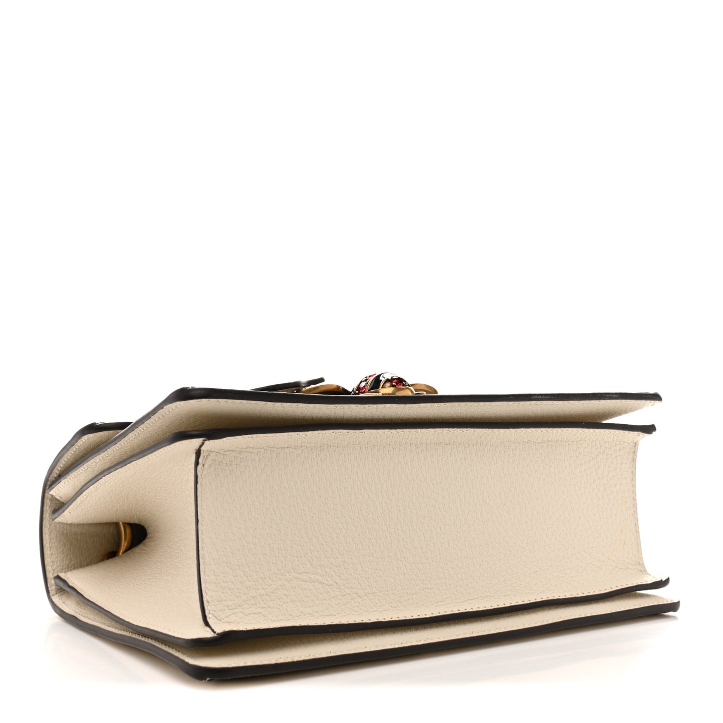 GG Supreme Monogram Small Queen Margaret Top Handle Bag White