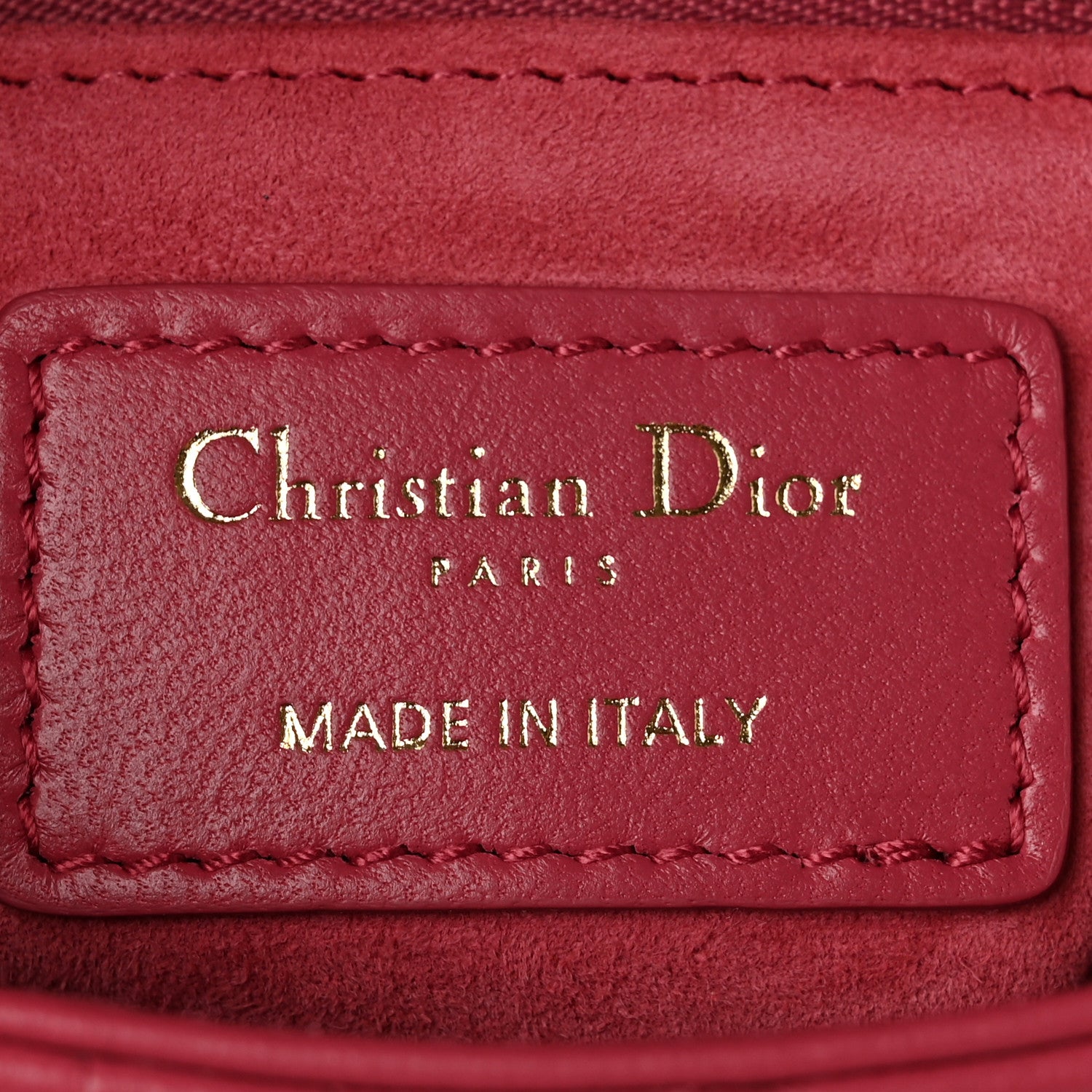 Christian Dior Lambskin Cannage Mini Lady Dior Pink 5 of 10
