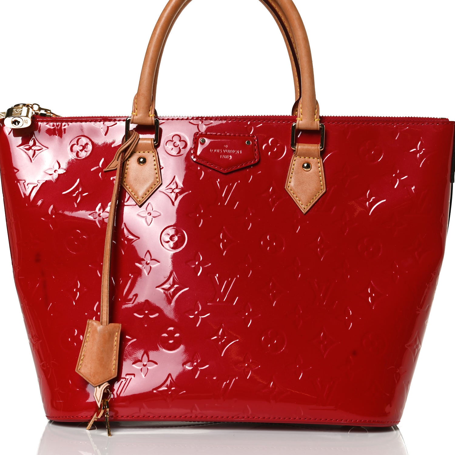 Louis Vuitton Vernis Montebello MM Cherry 8 of 19