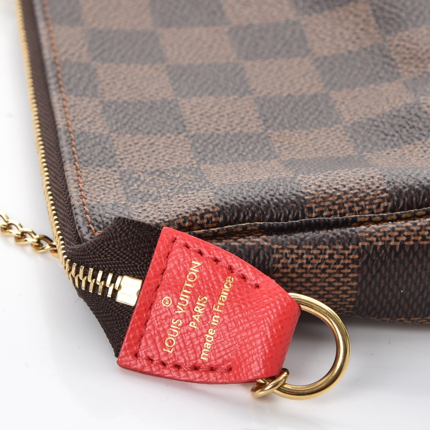 Damier Ebene 2016 Christmas Animation Mini Pochette Accessories