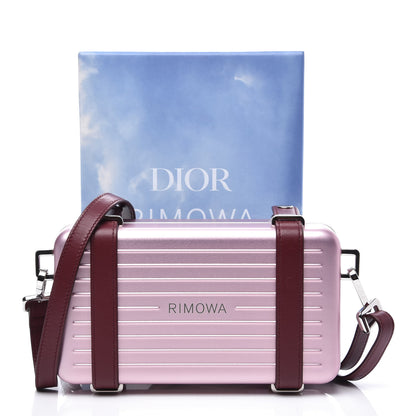 Christian Dior X RIMOWA Aluminum Personal Clutch On Strap Rose 13 of 13