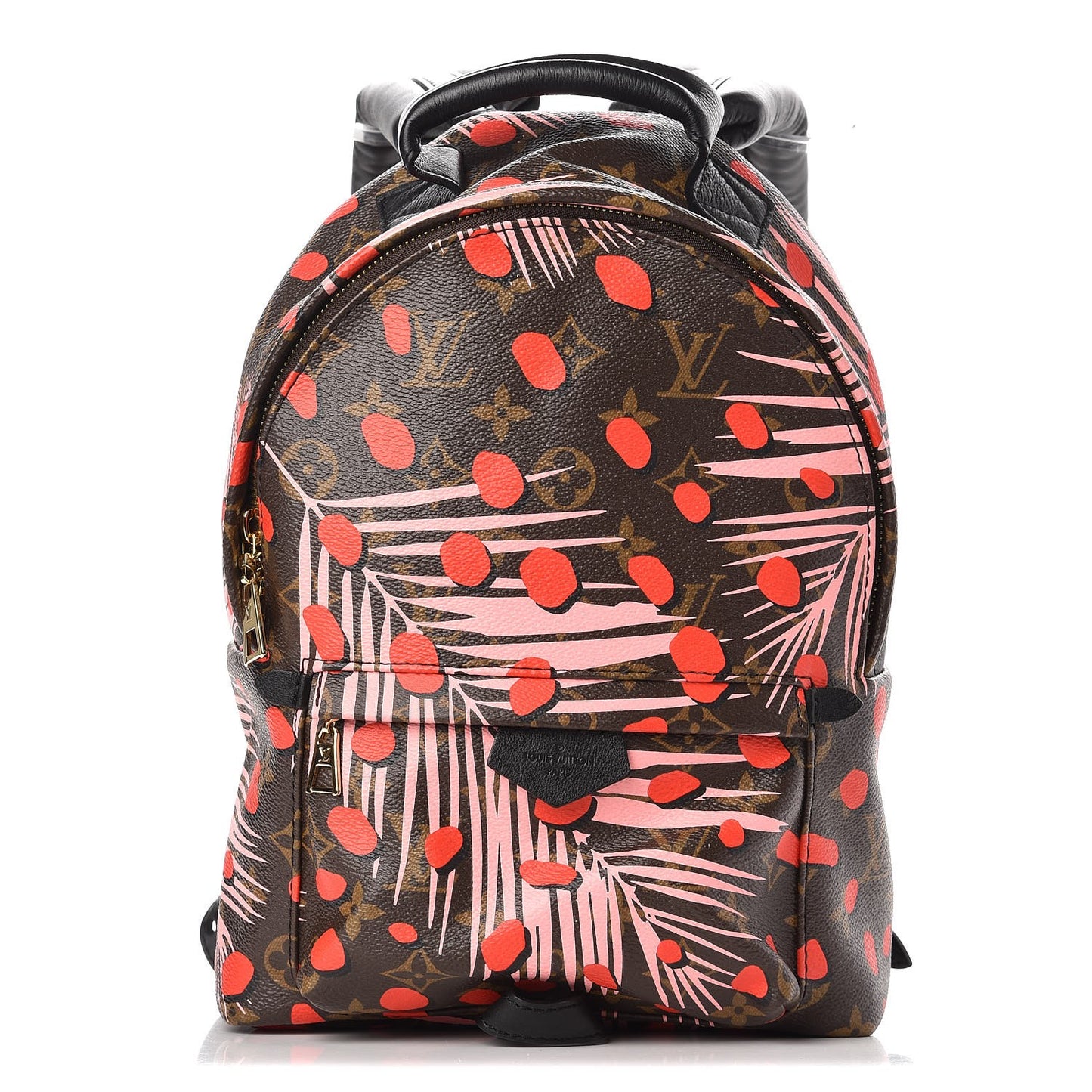 Monogram Jungle Dots Palm Springs Backpack PM Sugar Pink Poppy
