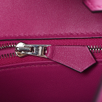 Hermes Swift Birkin 25 Rose Pourpre 19 of 35