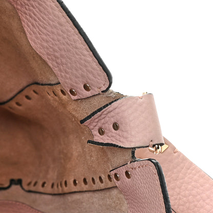 Valentino Garavani Pebbled Calfskin Small Rockstud Flip-Lock Messenger Bag Water Rose 13 of 21