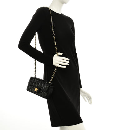 Chanel Caviar Quilted Mini Rectangular Flap Black 2 of 7