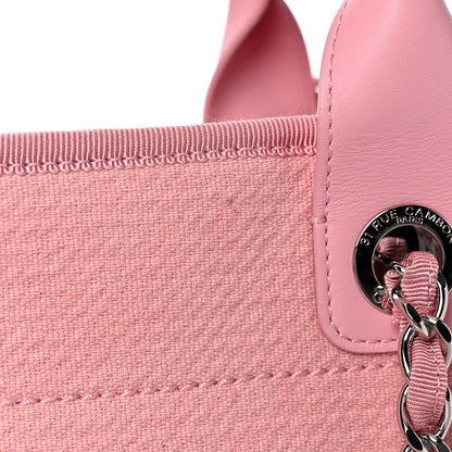 Chanel Canvas Large Deauville Tote Pink 18 of 18