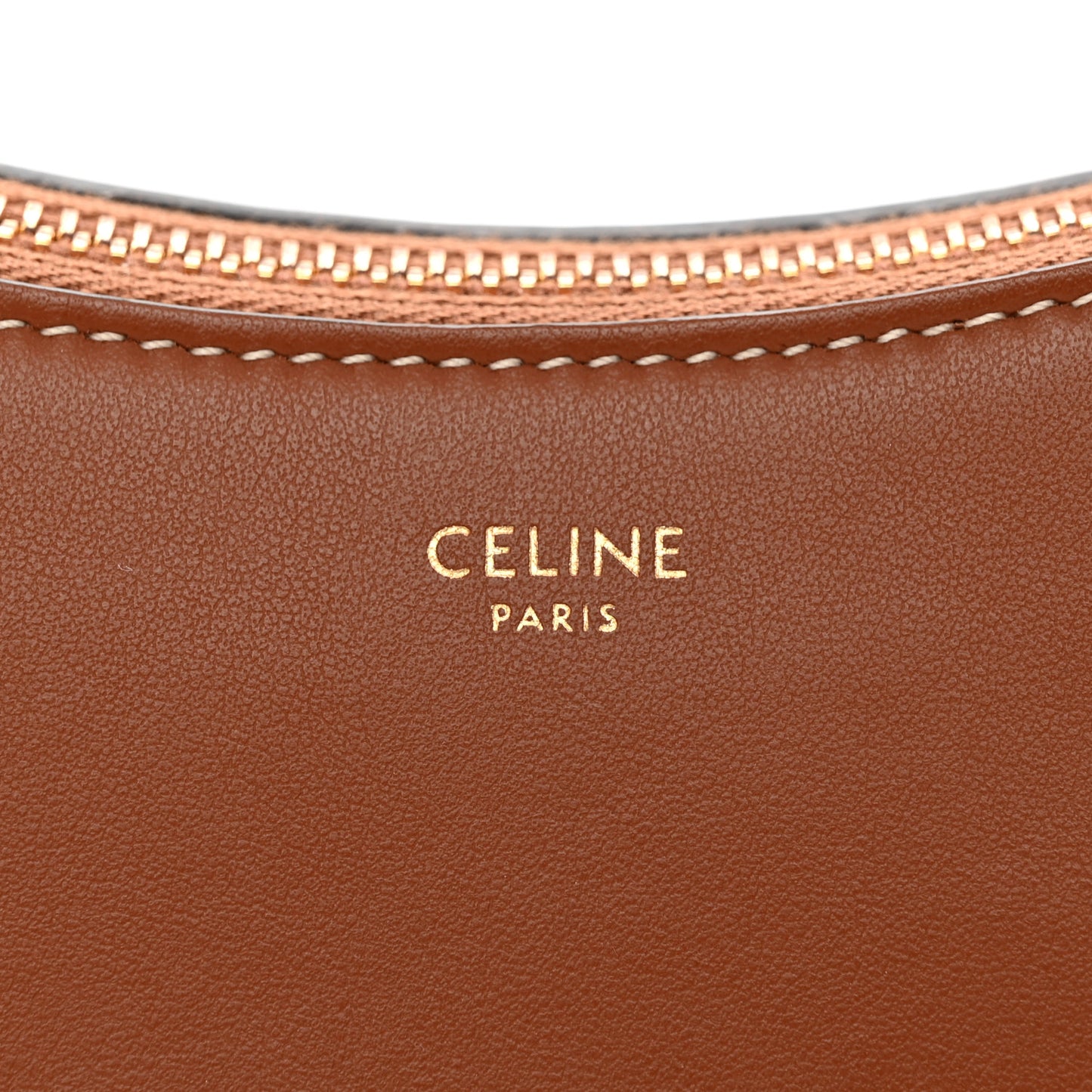 Smooth Calfskin Medium Strap Ava Shoulder Bag Tan