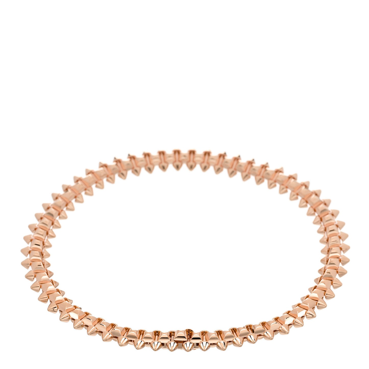 18K Pink Gold MM Clash De Cartier Flexible Bracelet 21
