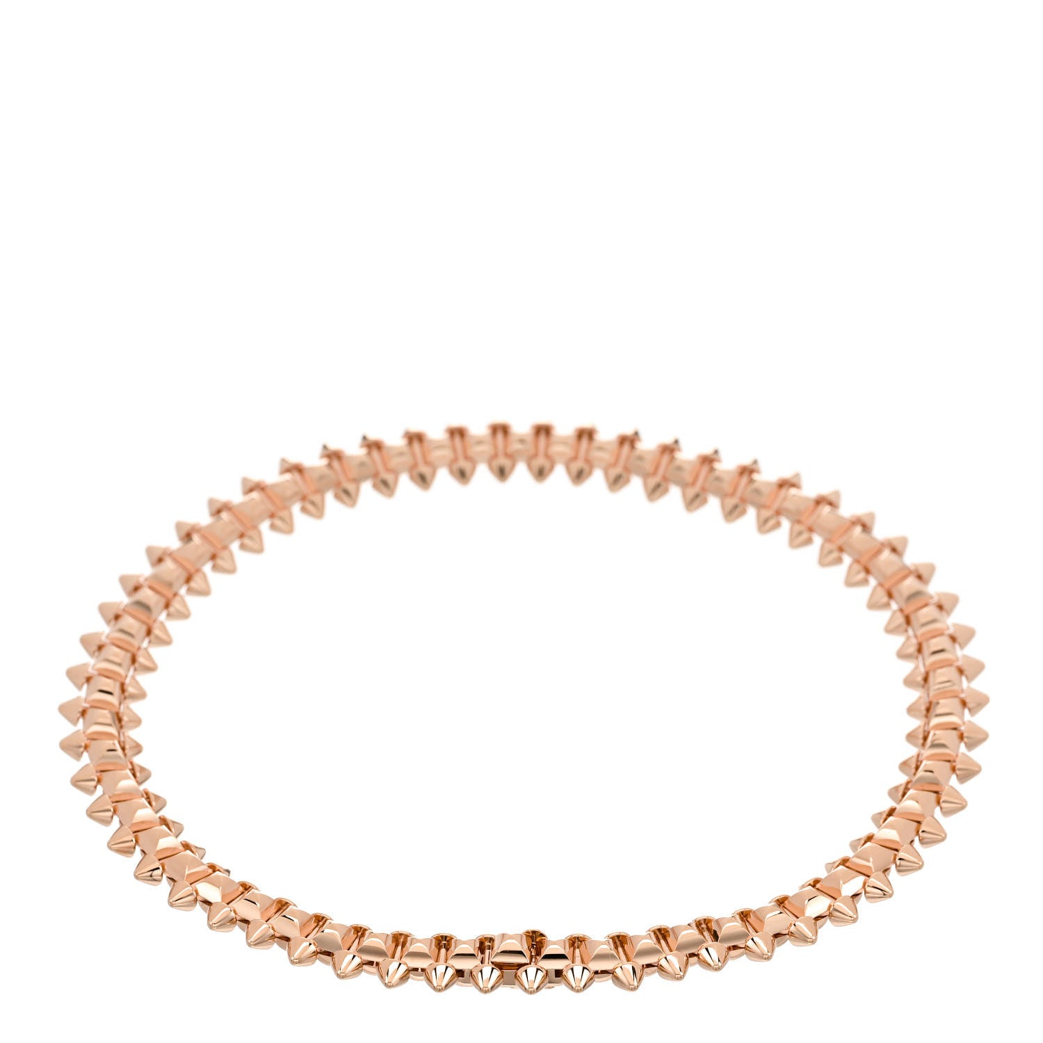 Cartier 18K Pink Gold MM Clash De Cartier Flexible Bracelet 21 2 of 4