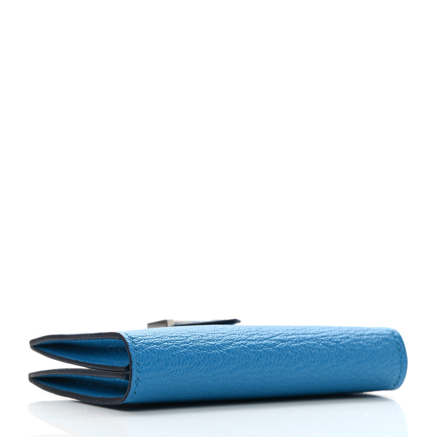 Chevre Mysore Bearn Card Holder Wallet Bleu Paradis