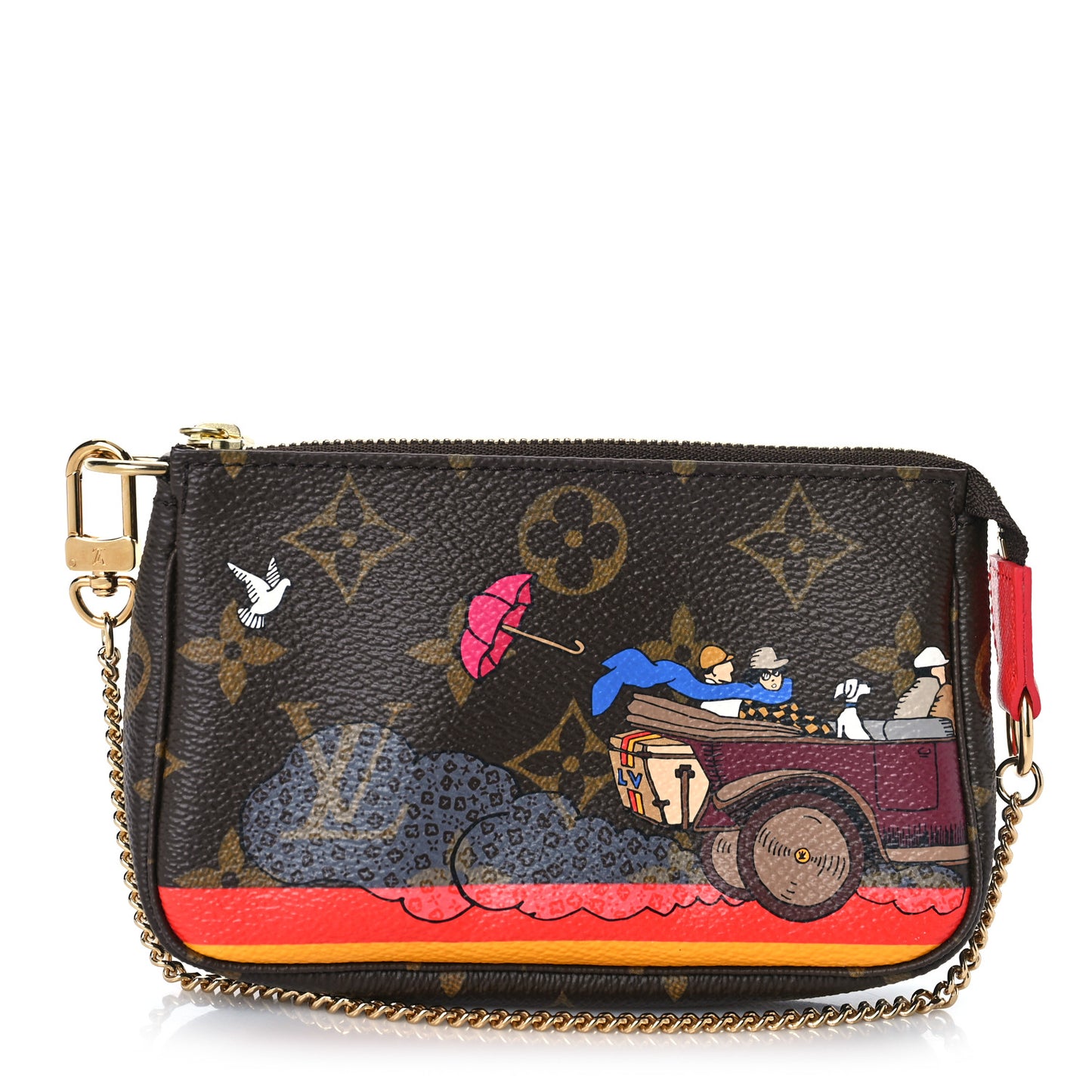 Monogram 2015 Christmas Animation Mini Pochette Accessories