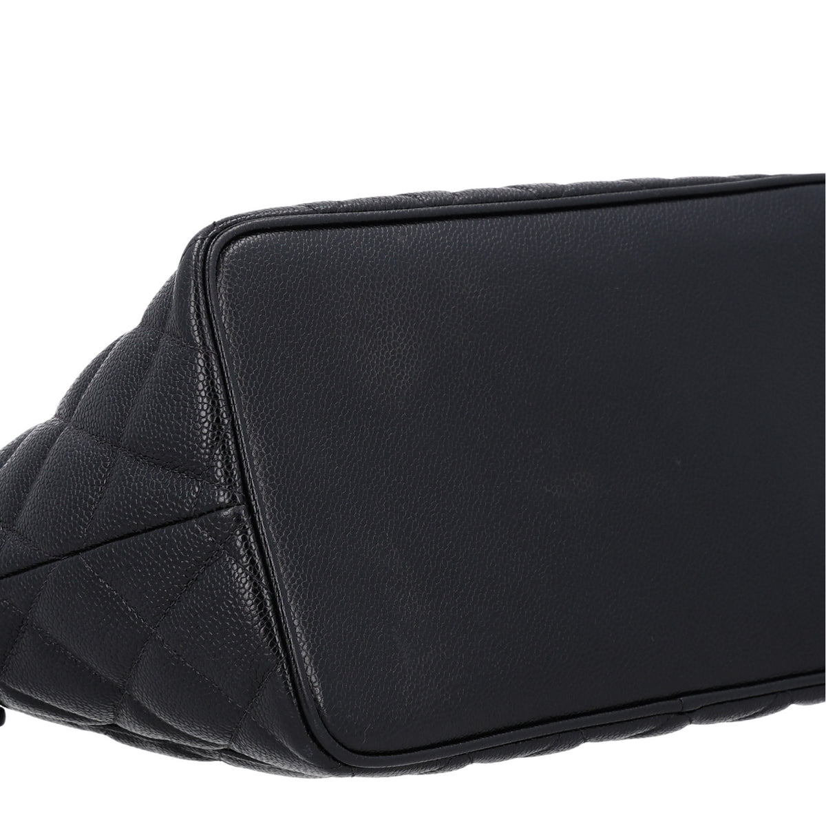 Caviar Quilted Medallion Tote Black