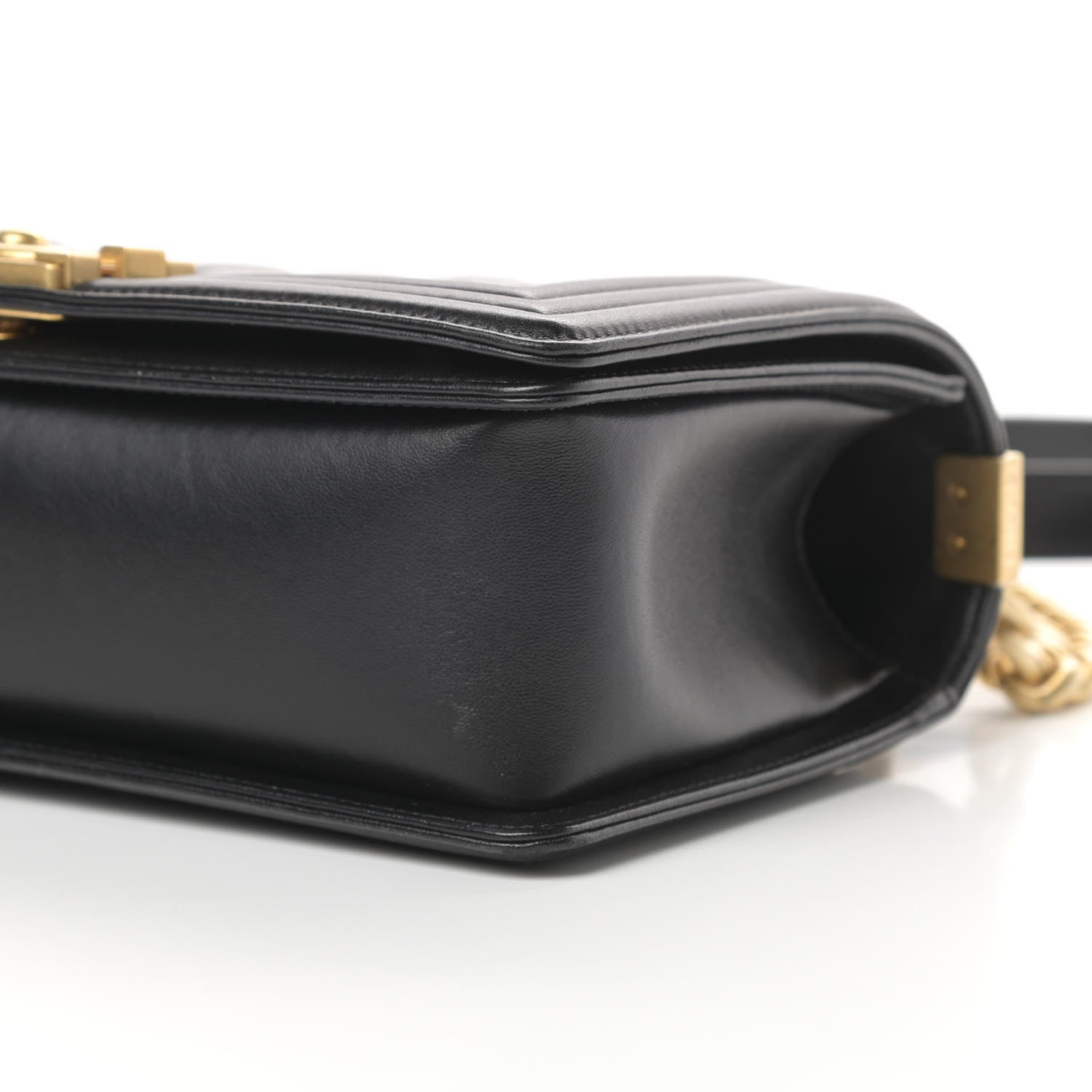 Chanel Lambskin Quilted Medium Boy Flap Black 10 of 13