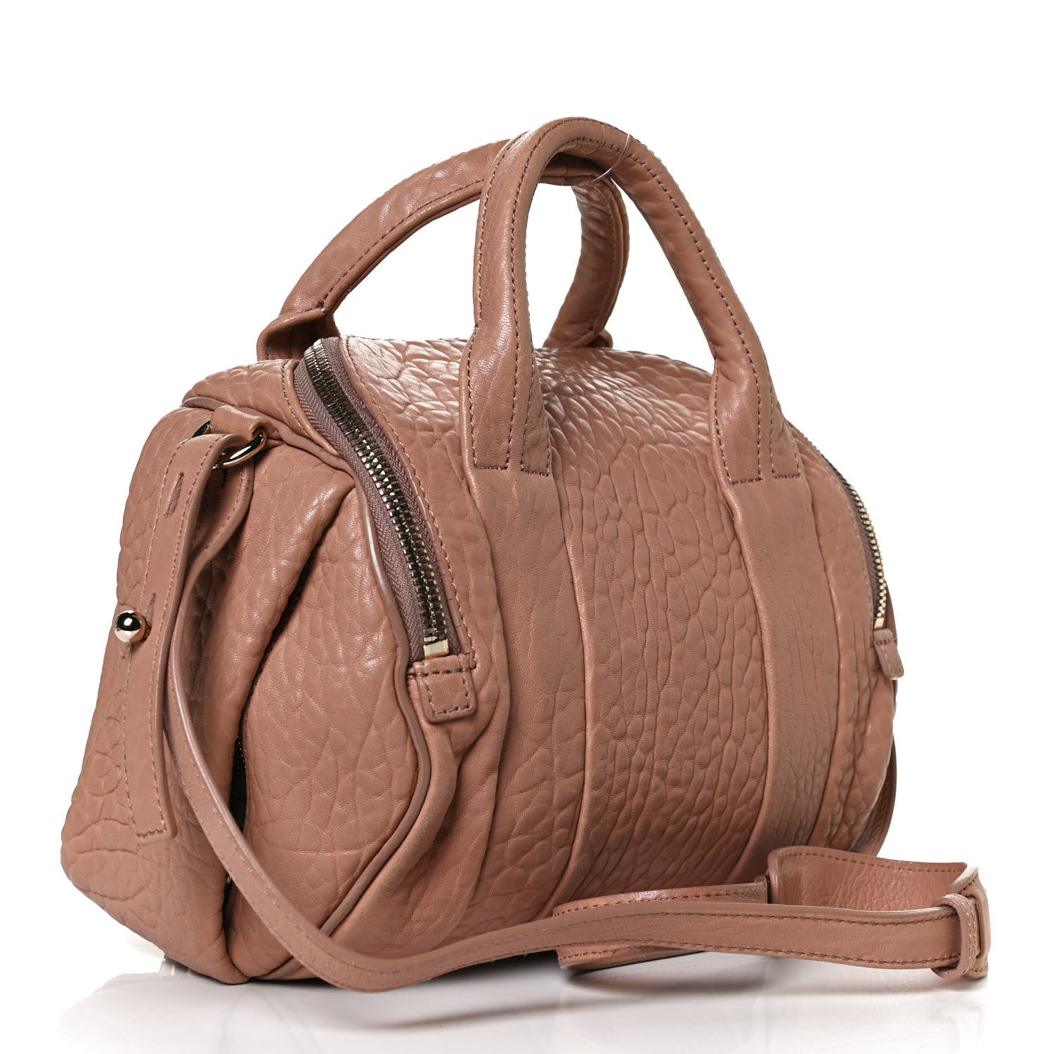 Alexander Wang Pebbled Lambskin Rockie Blush Pale Gold Hardware 3 of 13