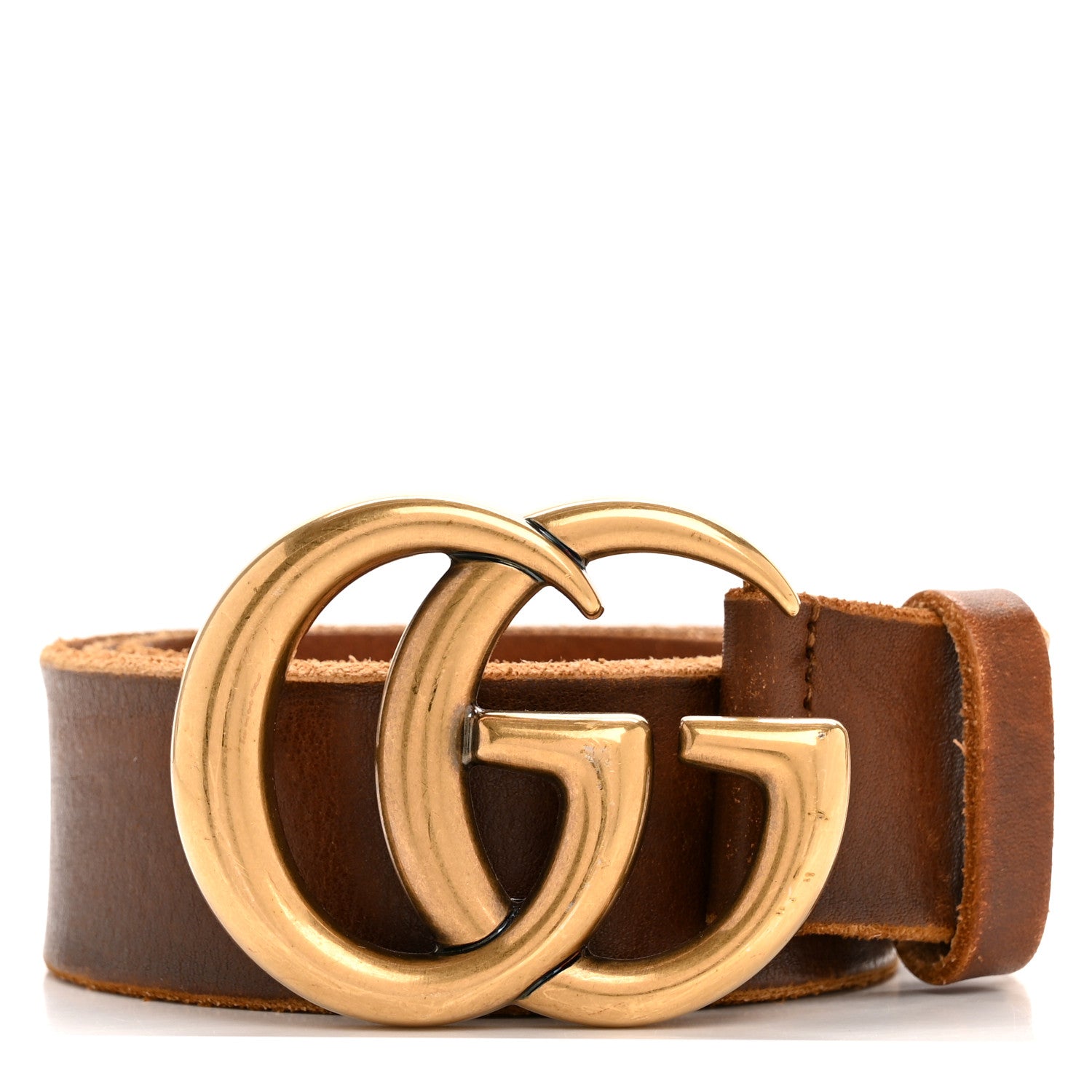 Gucci Faded Calfskin Double G 40mm Belt 90 36 Cuir 1 of 6