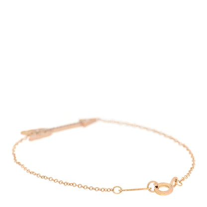 Tiffany 18K Rose Gold Diamond Arrow Bracelet 2 of 6