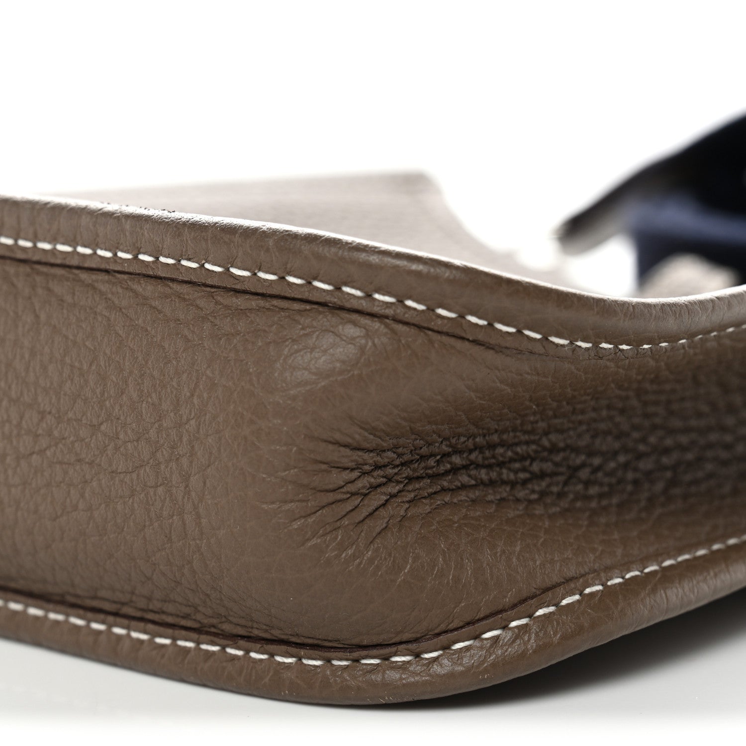 Hermes Taurillon Clemence Amazone Evelyne TPM Etoupe Bleu Indigo 10 of 11