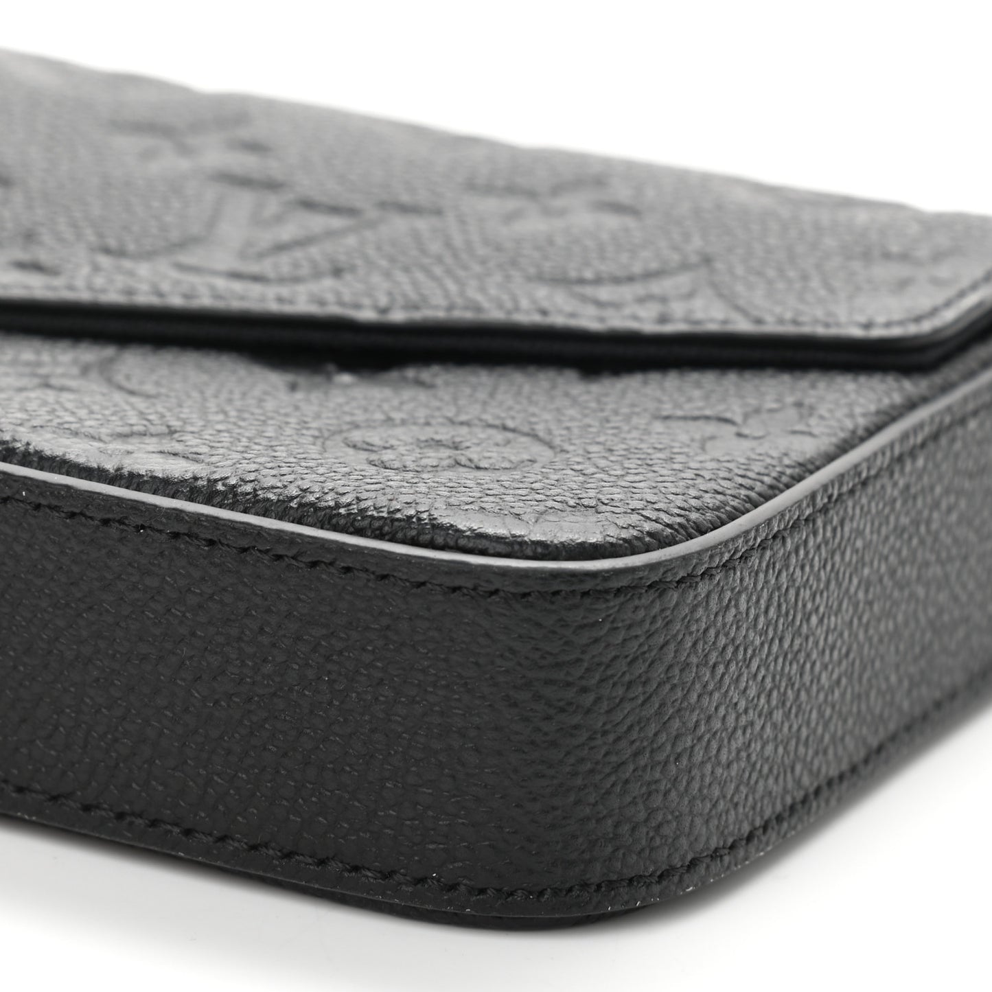 Empreinte Pochette Felicie Chain Wallet Black