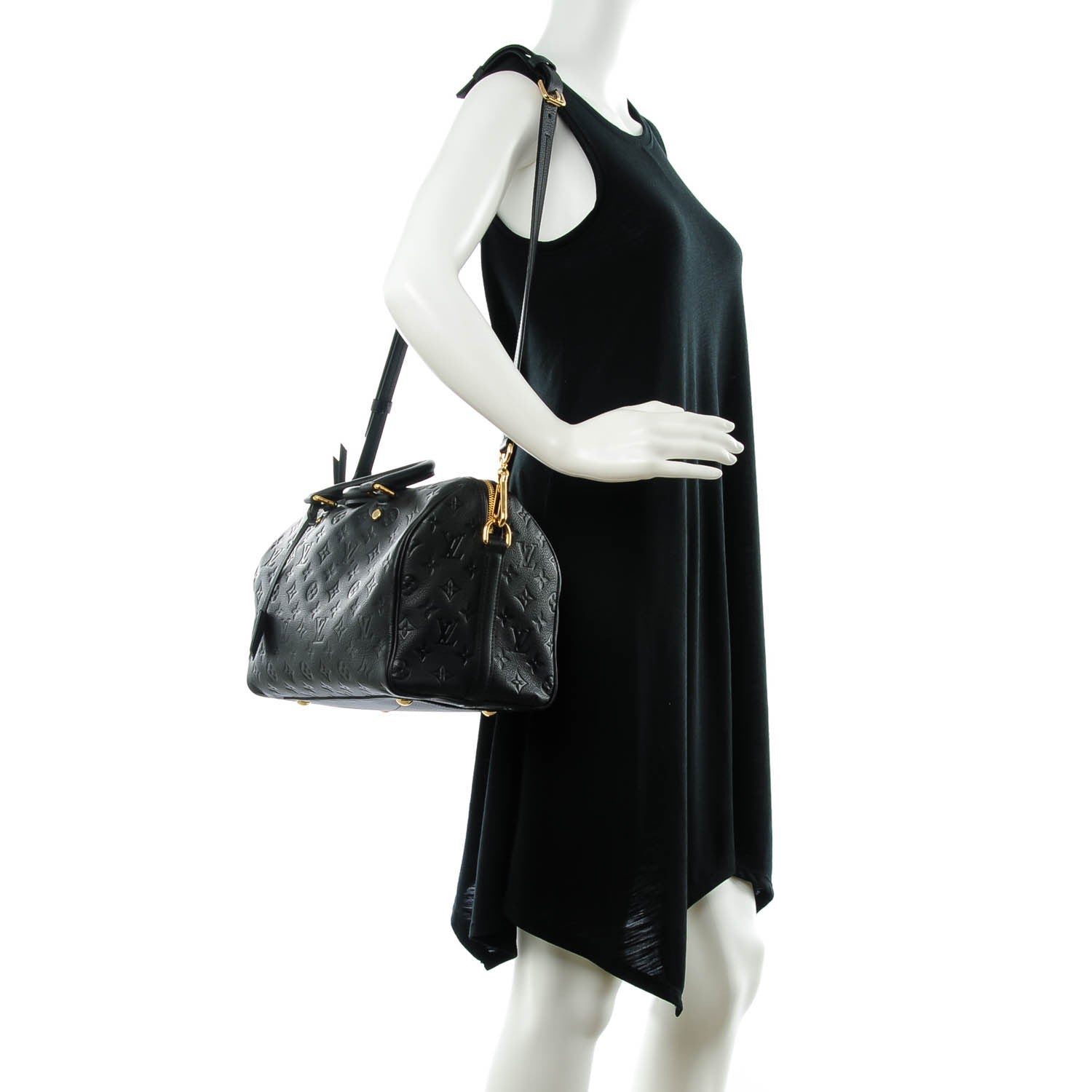 Louis Vuitton Empreinte Speedy Bandouliere 30 Black 2 of 7