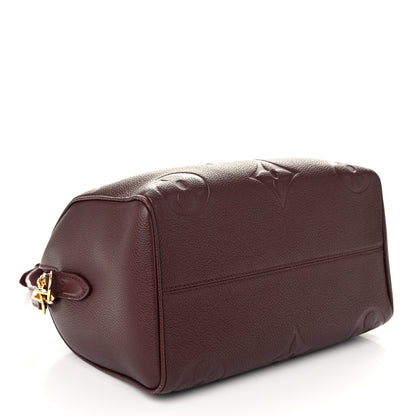 Louis Vuitton Empreinte Monogram Giant Speedy Bandouliere 25 Wine 4 of 9