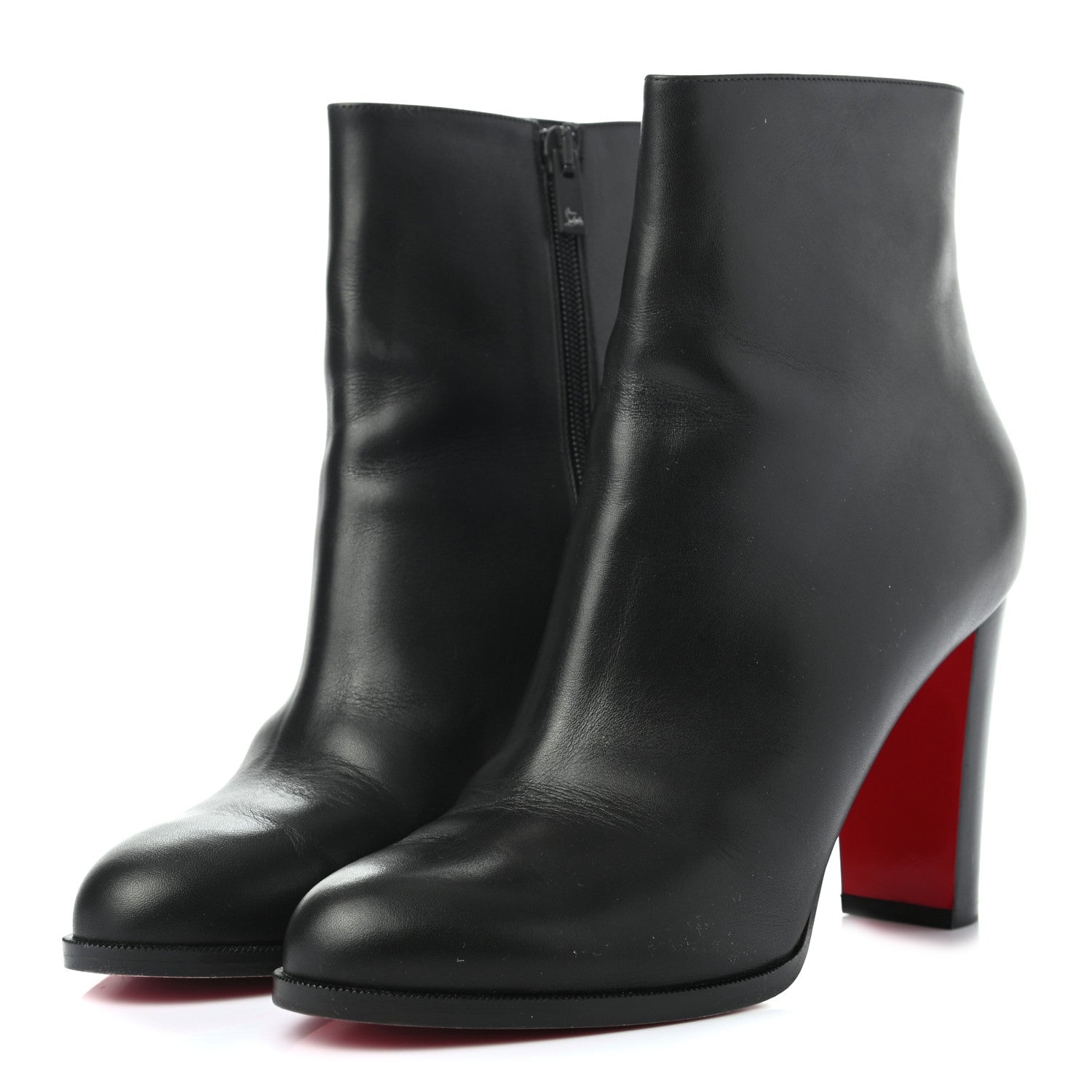 Christian Louboutin Calfskin Adox 85 Ankle Boots 41 Black 3 of 7