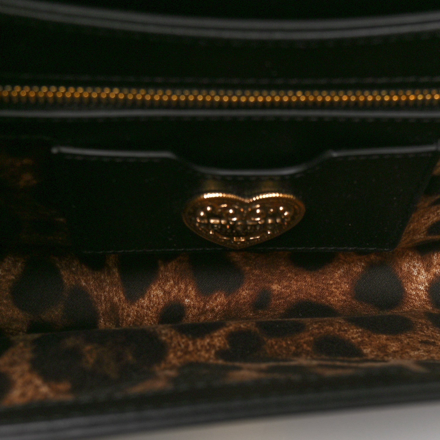 Dolce & Gabbana Calfskin Large Devotion Crossbody Bag Black 5 of 10