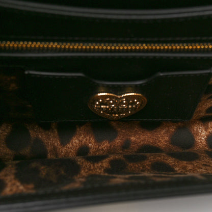 Dolce & Gabbana Calfskin Large Devotion Crossbody Bag Black 5 of 10