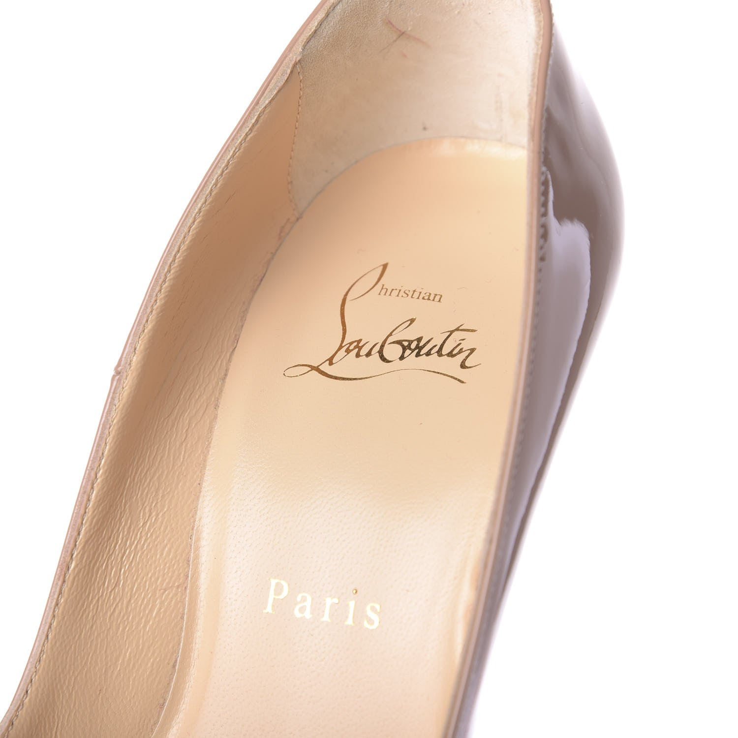 Christian Louboutin Patent So Kate 120 Pumps 37 Nude 8 of 9