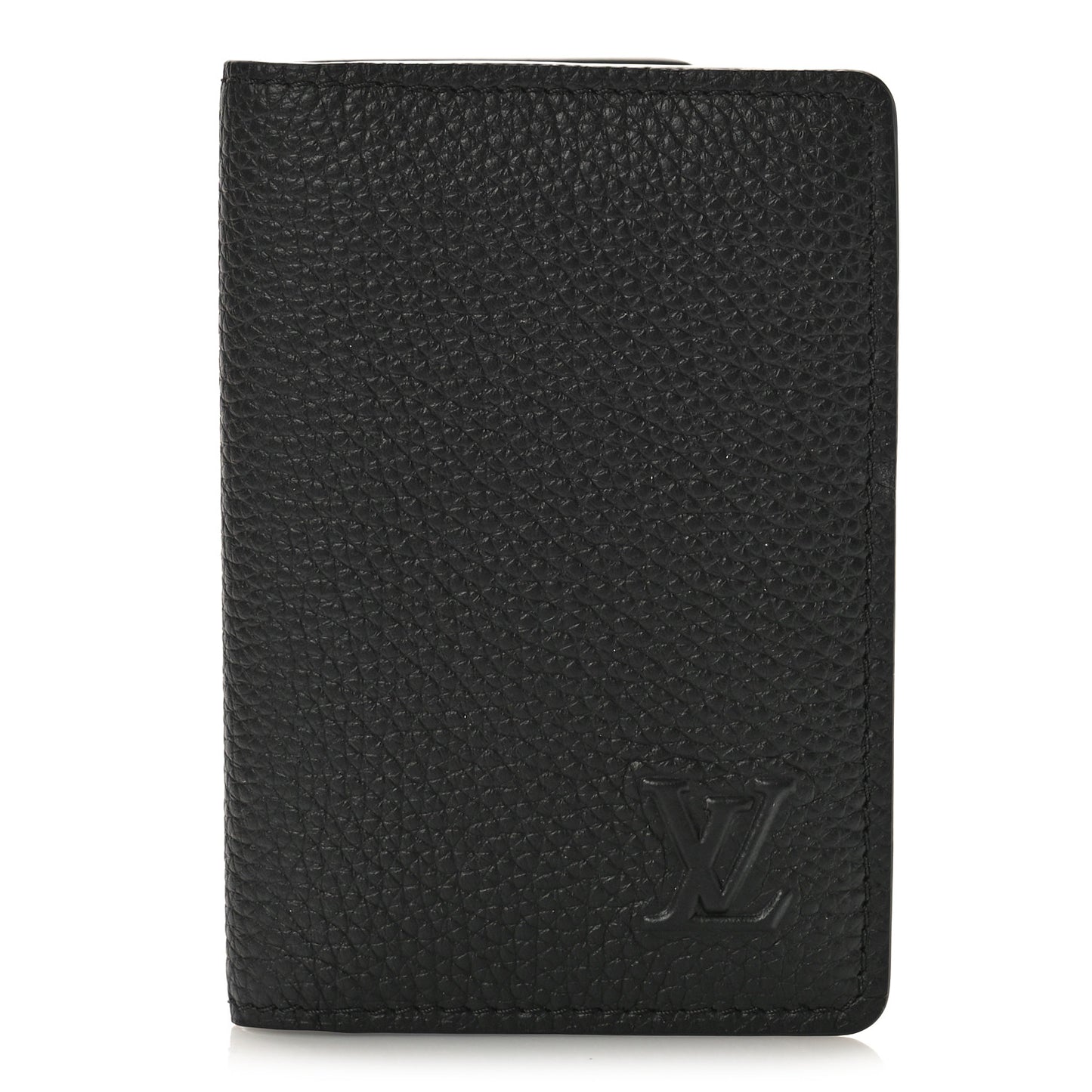 Millesime Calfskin Monogram Pocket Organizer Black