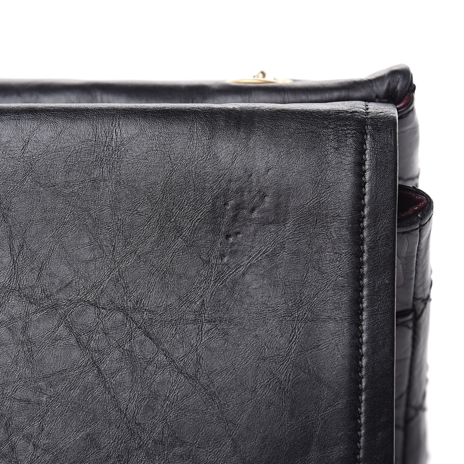 Chanel Aged Calfskin Quilted 2.55 Reissue 227 Flap Black 17 of 18