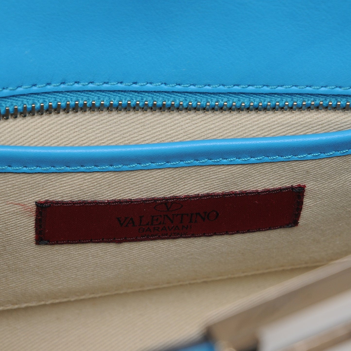 Vitello Mini Rockstud Double Handle Tote Parrot