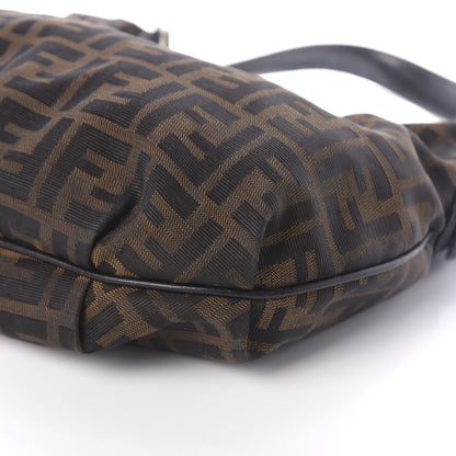 Fendi Zucca Cuoio Lucido Small Chef Hobo Tobacco Moro 9 of 15