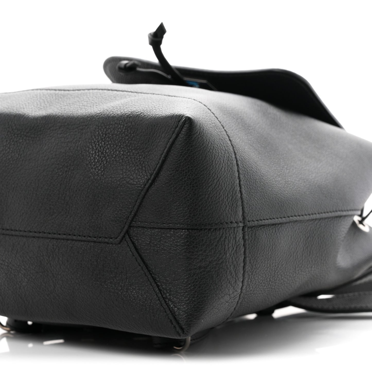 Calfskin Lockme Backpack Black