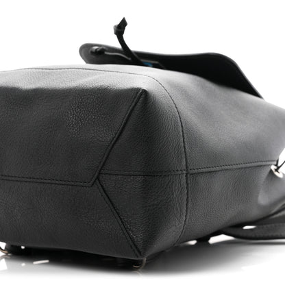Louis Vuitton Calfskin Lockme Backpack Black 10 of 10
