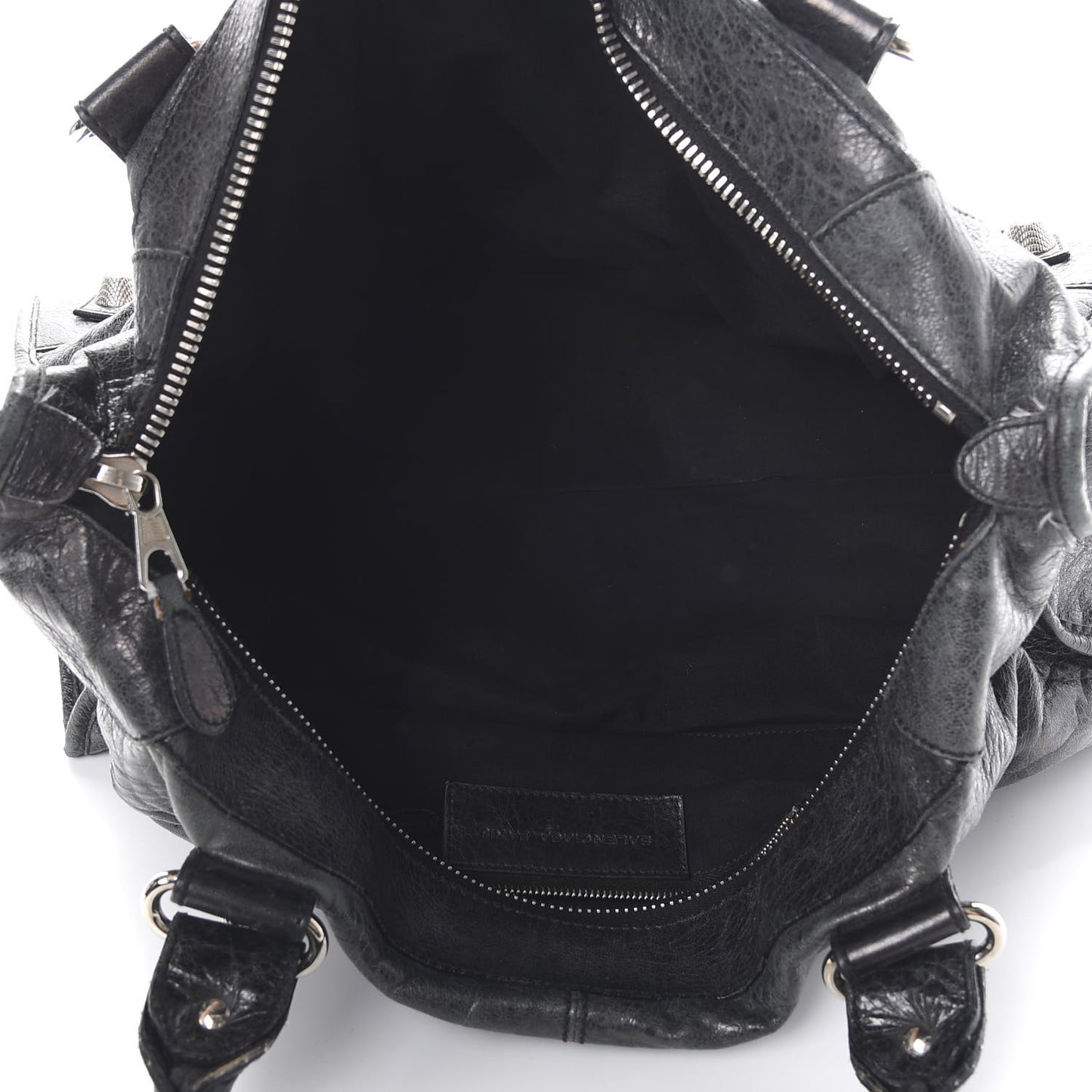 Agneau Giant 21 Silver Hardware Work Black