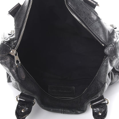 Balenciaga Agneau Giant 21 Silver Hardware Work Black 4 of 16