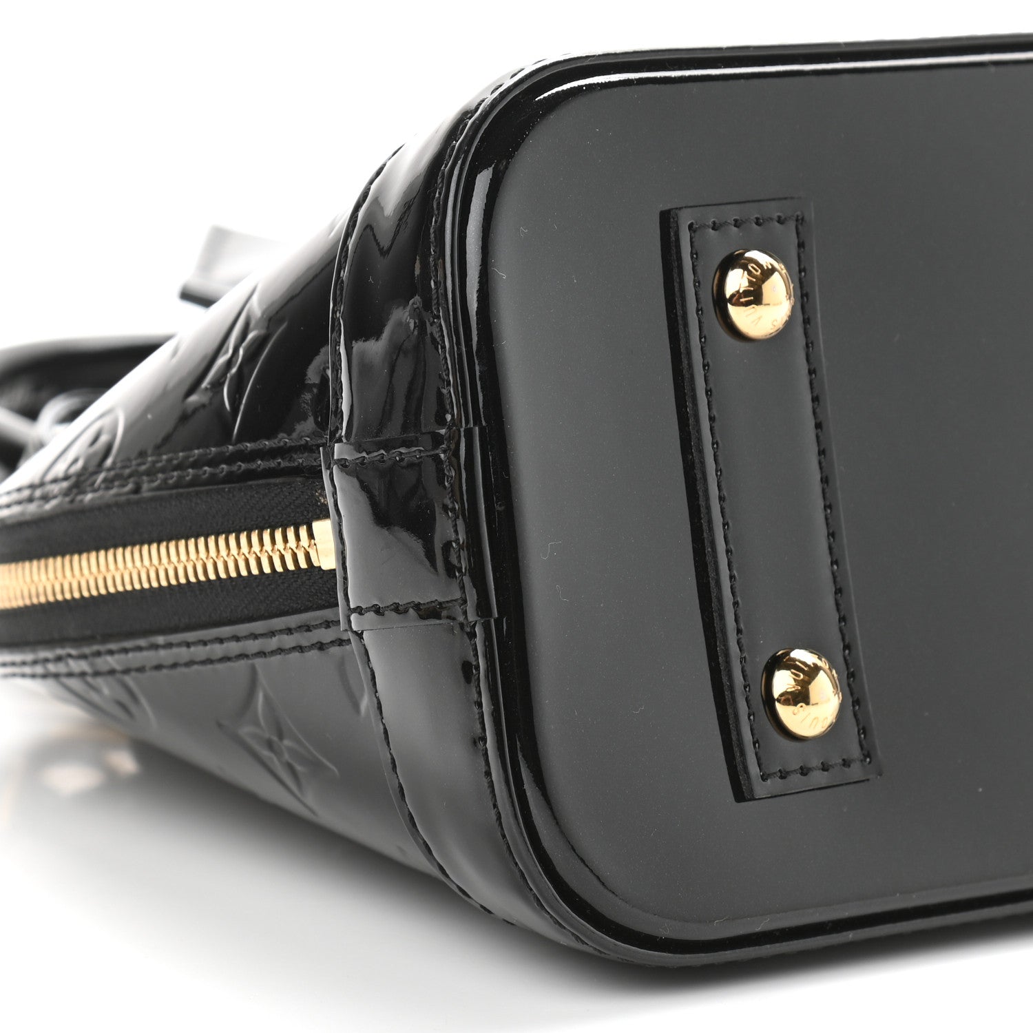 Louis Vuitton Vernis Alma BB Black 8 of 9