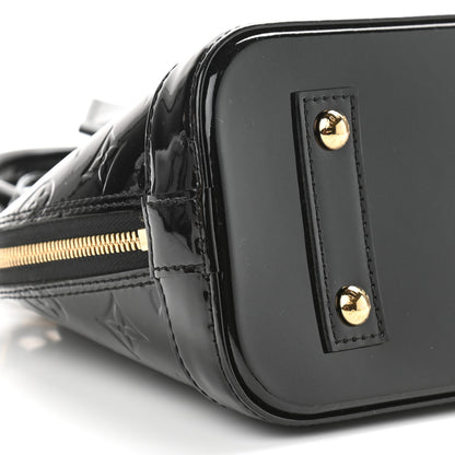 Louis Vuitton Vernis Alma BB Black 8 of 9