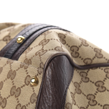 Gucci Monogram Medium Interlocking Icon Tote Dark Brown 9 of 12