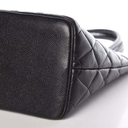 Chanel Caviar Quilted Medallion Tote Black 6 of 12